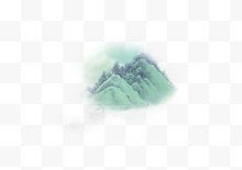 水墨山