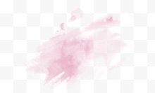 粉红色水彩肌理笔刷图