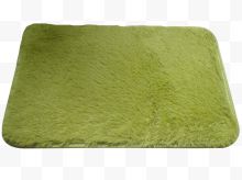 免扣绿色毛绒地毯居家式