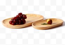 盘子里的葡萄和枣子
