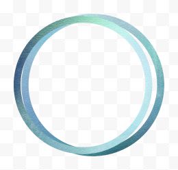 两个蓝色圆环