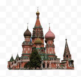 莫斯科圣巴西尔大教堂...