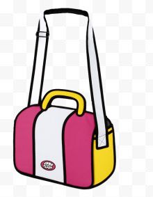 彩色单肩行李包