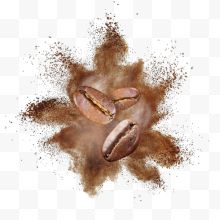 咖啡豆粉末
