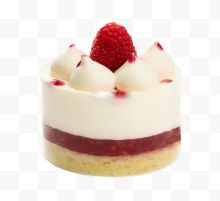 红色树莓奶油蛋糕