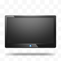 平板电视机黑色调电脑外设图标1