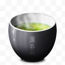 中国风茶杯喝茶