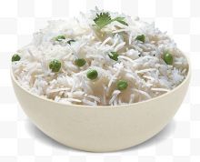 一碗豌豆蒸米饭