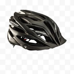 黑色自行车头盔