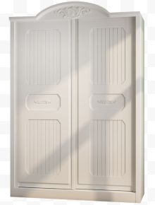 白色简约现代经济型移门衣柜