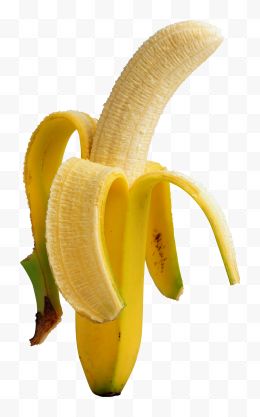 一根剥开的香蕉