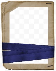 蓝色丝带木质边框