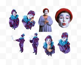各种形态的小丑表演