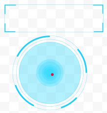科技圆边框装饰图案