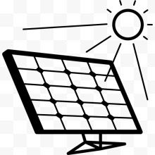 手绘太阳能发电板