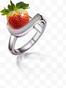 草莓戒指创意设计