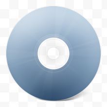 蓝色的光碟图标