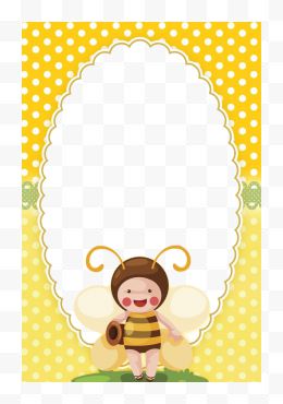 小蜜蜂边框