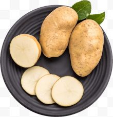 一碟生土豆