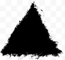 黑色三角形涂鸦
