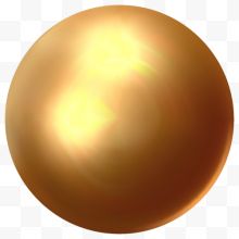 金色金属球