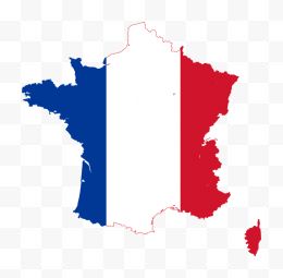 法国颜色地图