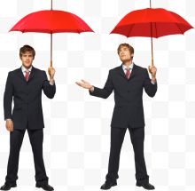 男子雨伞