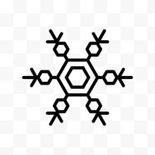 雪花符号图案图标