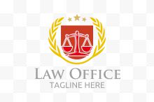黄色麦穗法律logo