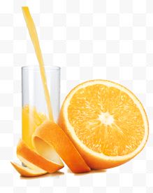 一杯鲜橙汁