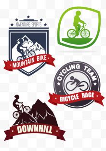 自行车logo徽章