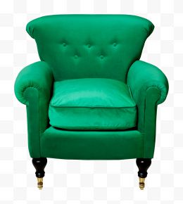 绿色的扶手椅