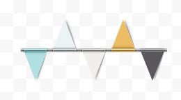 三角旗帜流程