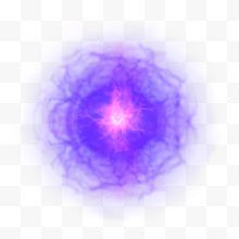 紫色能量球