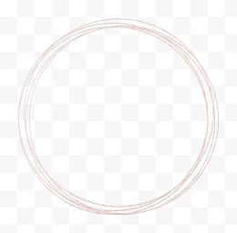橙色线条圆环