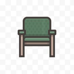 家具绿色椅子 2