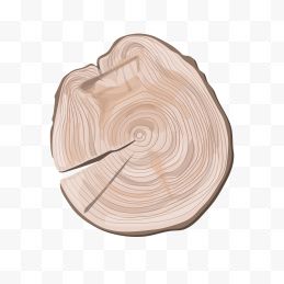 圆形圆圈木头