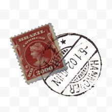 欧式邮票和邮戳