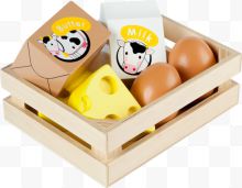 玩具盒鸡蛋< br >原料奶