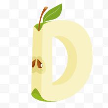 水果字母D