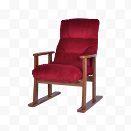 红色舒适靠椅