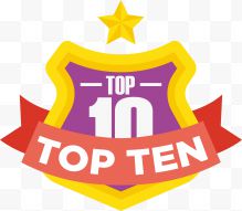 比赛盾牌徽章TOP10排名标签