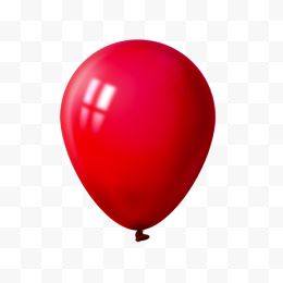 一朵红色气球