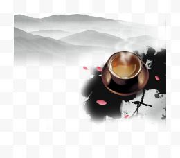 中国风茶文化茶水