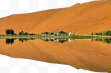 著名巴丹吉林沙漠风景图
