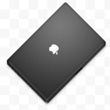 苹果笔记本电脑黑色的macbook