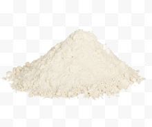 一堆白色面粉