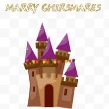 圣诞紫色城堡