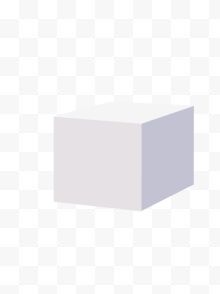 白色的形状盒子造型