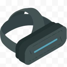 矢量手绘VR眼镜